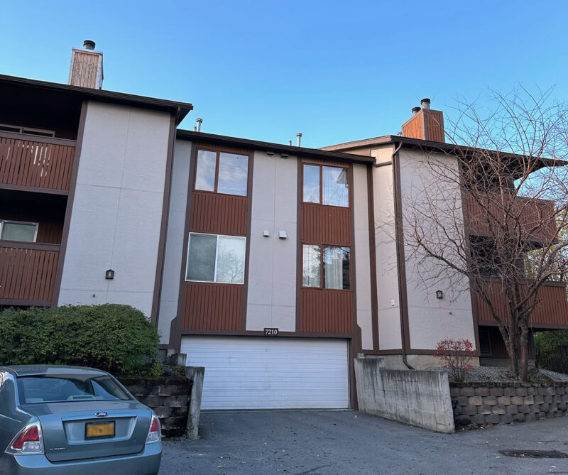 Reroof and repair with metal roofing on anchorage condo